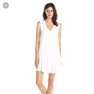BCBG Clea A-Line Dress- White